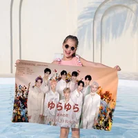 KPOP Zb1 ZEROBASEONE Microfiber Blanket Quick Drying Beach Towels Oversized Printing Super Absorbent Pool Towel Blanket 1