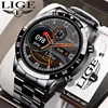 LIGE Smart Watch Men Fashion Full Touch Luxury Bluetooth Call Smart Watches Men Waterproof Sport Fitness Smartwatch For Men 2025 1