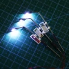 3V LED Advertising Lights Street Lamp Illuminated Model Lamppost  Railway Train Layout Diorama Sand Table Landscape 10pcs 6