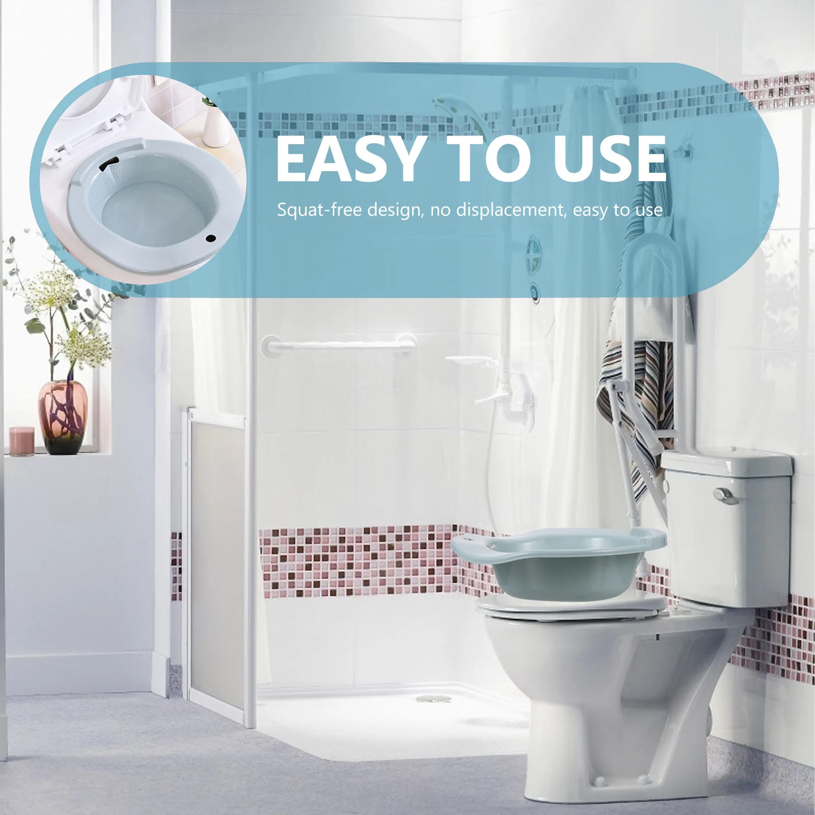 Bidet Sitz Bath Seat for Pregnant Women Aldult Household Toilets Postpartum Basin Pp Wash