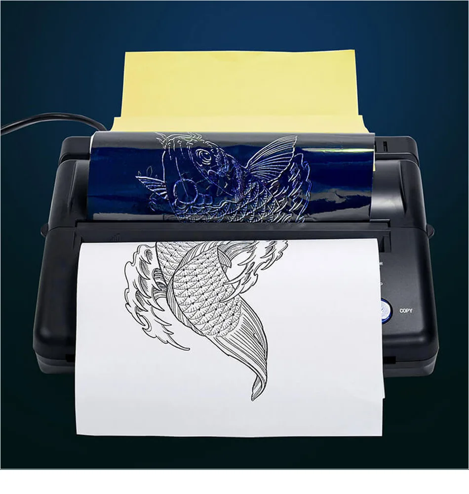 MHT-500 Carta Di Trasferimento Del Tatuaggio Di Alta Qualità A4 Dimensioni Spirito Master Tatuaggio Carta Termica Stencil Carta Fotocopiatrice Per Kit Tatuaggio - Foto 2