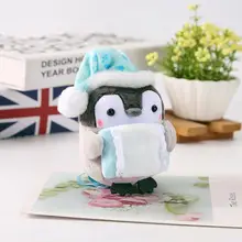

Great Long Lasting No Odor Miniature Penguin Animal Plush Toy Christmas Gift for Children Penguin Doll Penguins Pendant