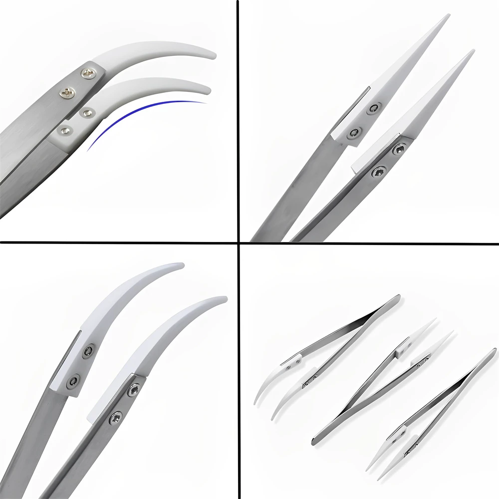 Antimagnetic Jewelry Tweezer  Stainless Steel Tweezers - 1pc Stainless  Steel High - Aliexpress