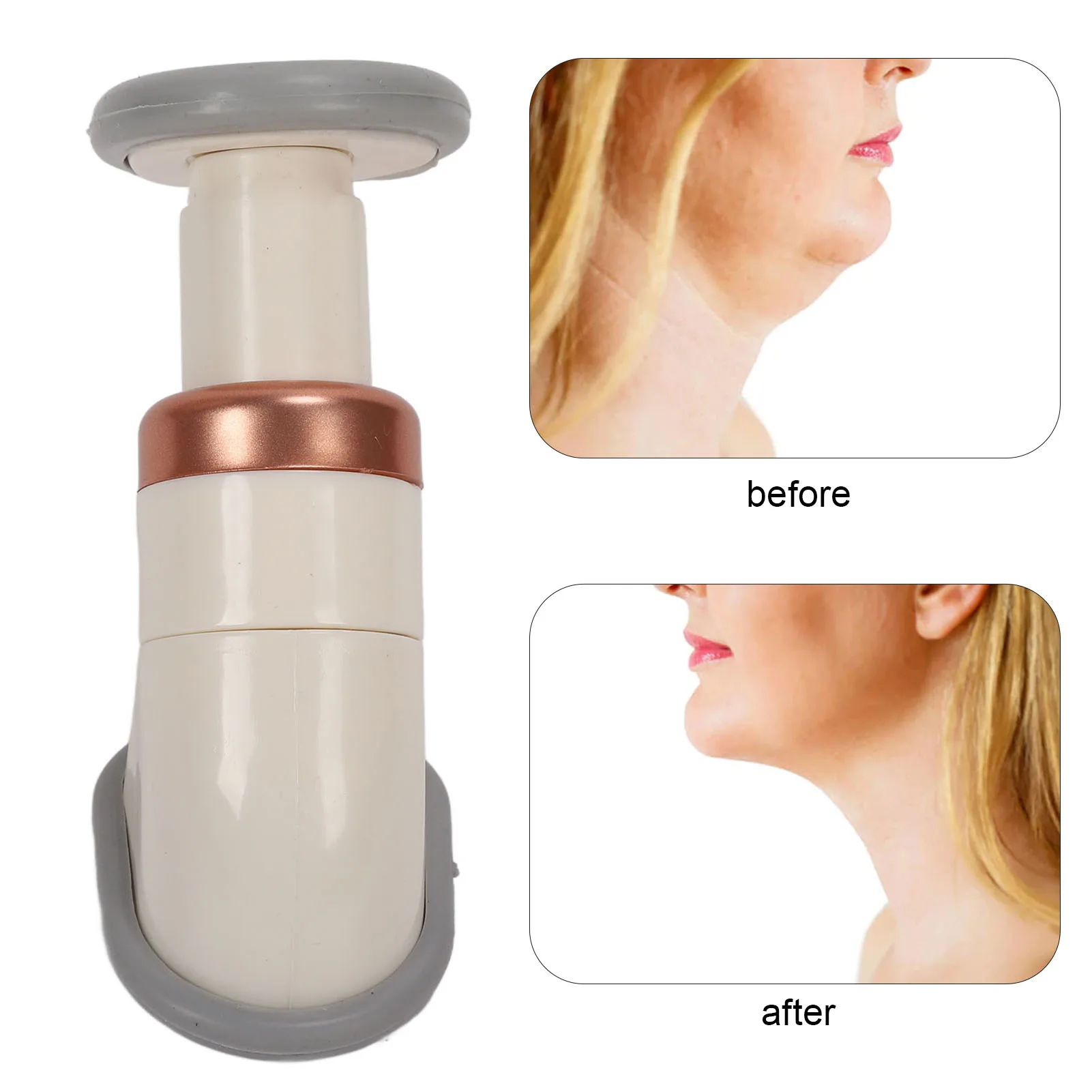 Chin Massager Double Chin Remover Slimmer Neckline Neck Massage Machine