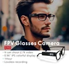 2.7K HD FPV Glasses Camera Wearable WiFi Video Camcorder 110°Wide Angle Lens Anti-shake Built-in Battery APP Control FPV Camera 1