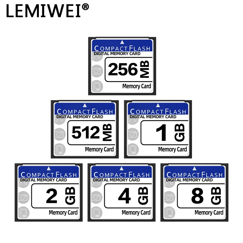 High-Speed CompactFlash Memory Card for Cameras - Various Storage Capacities Available