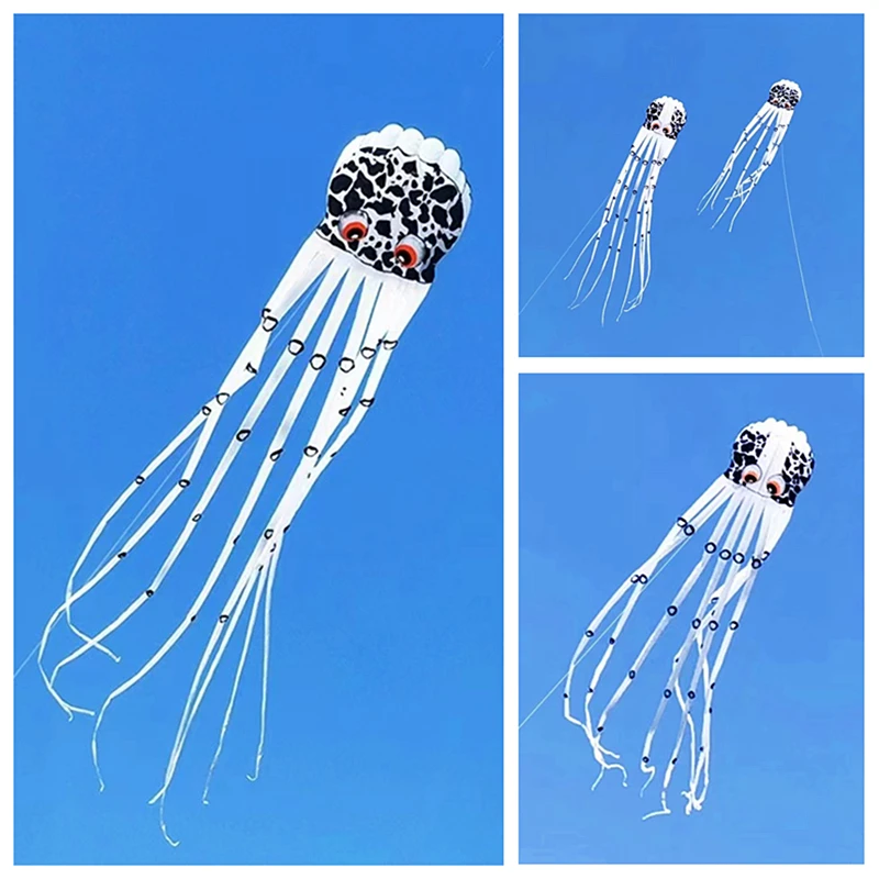 

Free Shipping 900cm octopus kites flying large kites for adults kites line noisi steel boy giants Inflatable toys Kite flying