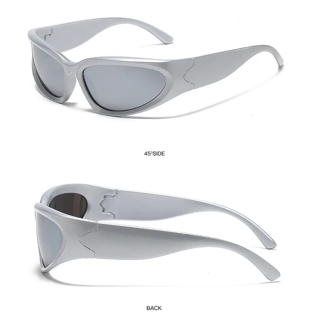 Vintage Sonnenbrille Für Damen Und Herren Mit Verspiegelten Gläsern_voghion.com