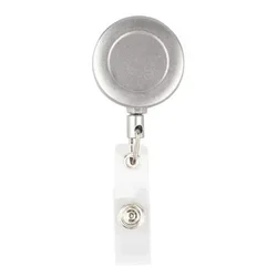 Sleek Aluminum Card Holder (Metal Clip Silver)