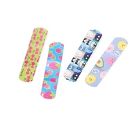 50pcs/set Cartoon Kawaii Band Aid First Aid Strips Wound Dreesing Plaster Woundplast for Children Kids Patch Adhesive Bandages 2