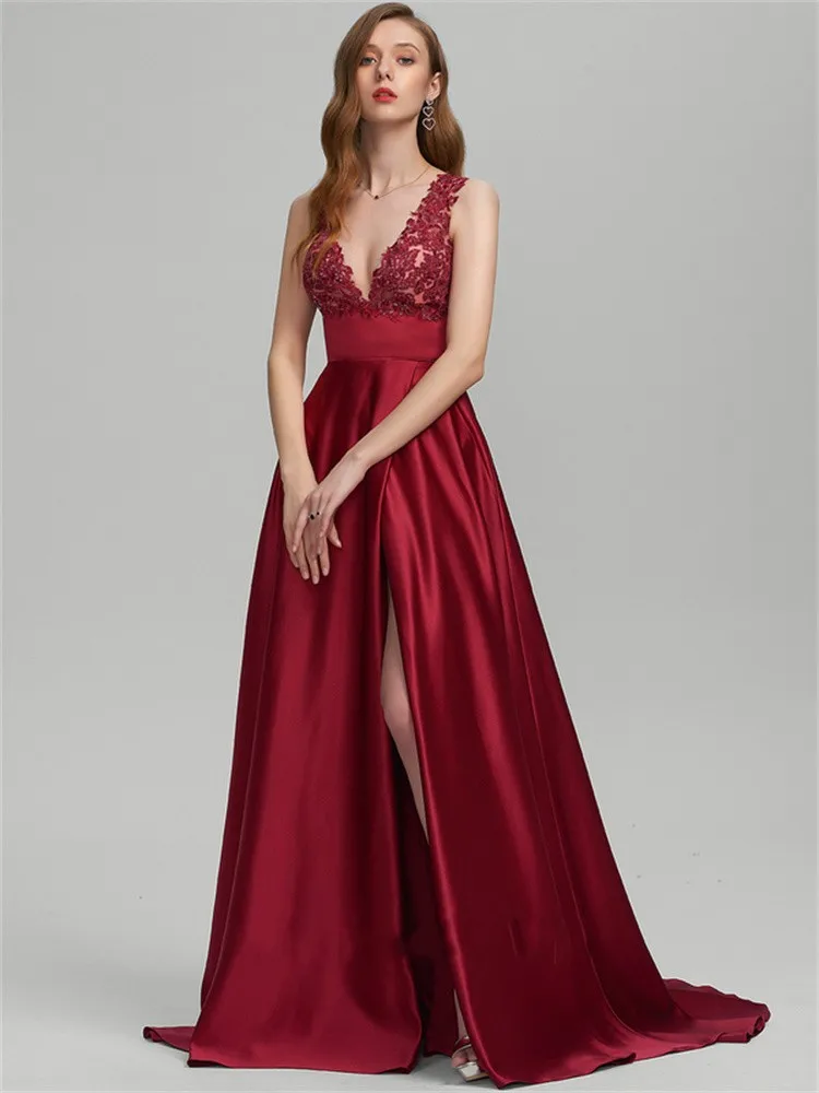 

A-Line Glittering Elegant Engagement Formal Evening Dress Illusion Neck Half Sleeve Floor Length Tulle with Crystals 2022