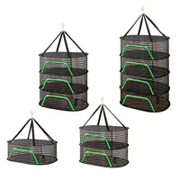 Garden Folding Drying Net with 360 Degree Rotating Hook for Fruits Meat Dish 1