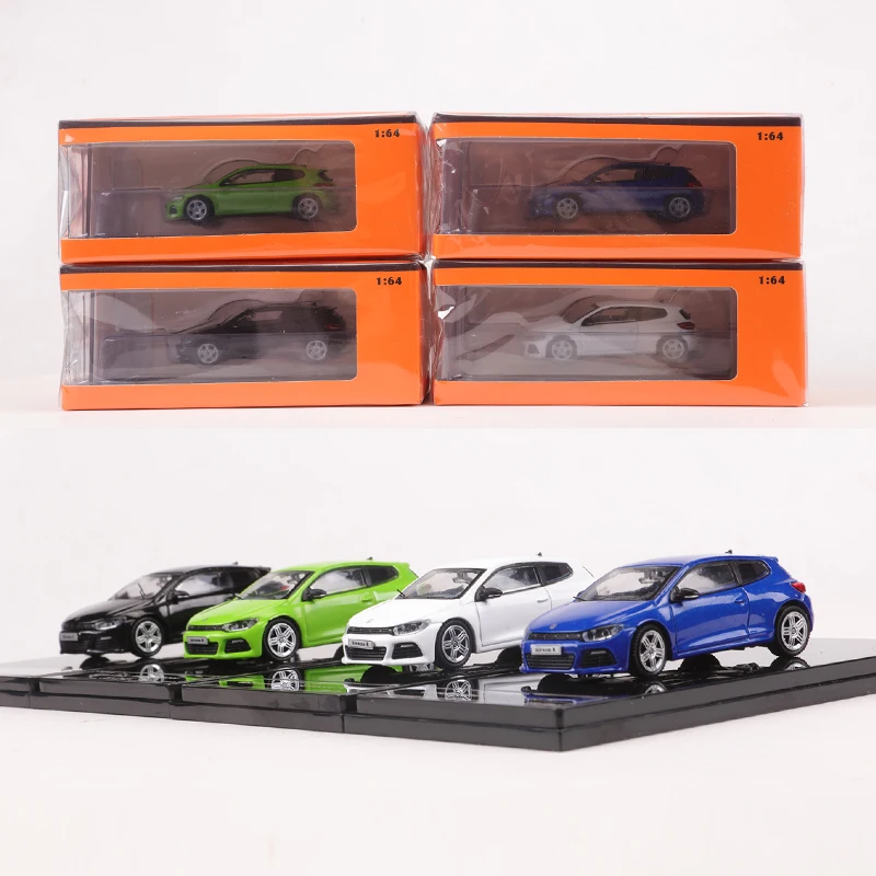 GCD 1:64  Scirocco R White/Black/Green/Blue Alloy Model Car 4