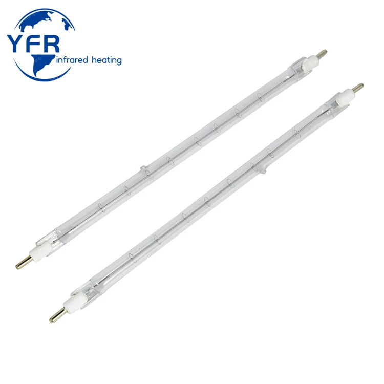 【Hot sale】220v 1000w 400mm 5pcs Infrared Quartz Lamp for Production of Semiconductors with High Performance