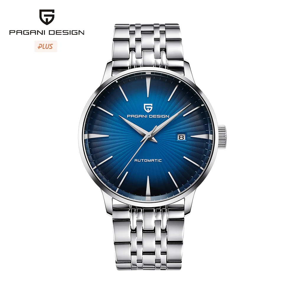 2020 New PAGANI DESIGN Blue Fashion Casual Men's Mechanical Watches Waterproof 30M Stainless Steel Brand Luxury Automatic Watch