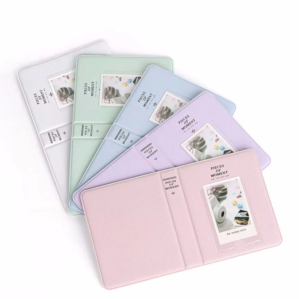 64 Pockets Photo Album Inch Pictures Storage Case Stamps Instant Camera Tickets Cards Organizer for Fujifilm Instax Mini 12/11/9