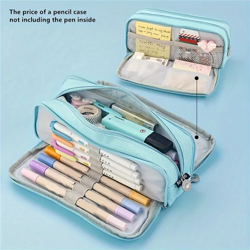 

Large Capacity Pencil Case Kawaii Cute Pencil Cases Student Pen Case Big School Supplies Stationery Pencil Bags Box Pencil Pouch