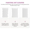 7 Pcs Painting Tools Spatula Painting Scraper Scraping Brush Wallpaper Drawing Tools Acrylic Pigment Scrapers Kids Crafts 4