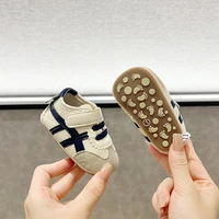 Newborns Baby Sports Shoes Striped Baby Casual Shoes Anti Slip Shoes for Centenarians Boys and Girls Aged 0-18 Months 3