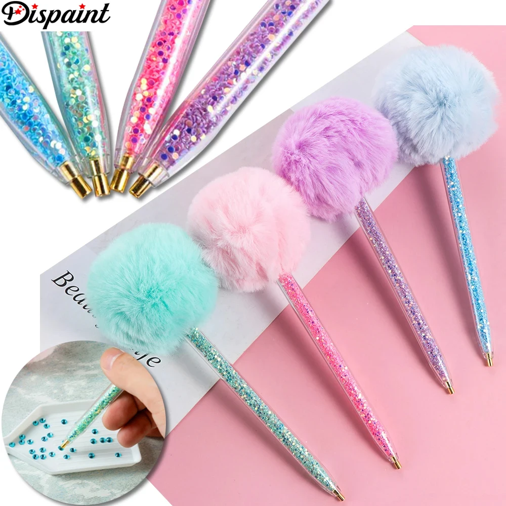 Dispaint 5D Diamond Painting Crystal Pens Mosaic Point Drill Pen DIY Crafts Sewing Embroidery Accessories Cute Plush Decor Gift