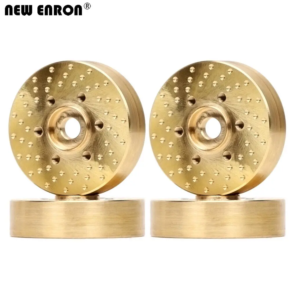 4Pcs 100g Stainless Steel Wheel Weights For 1/10 RC Crawler Cars - SCX10 TRX4
