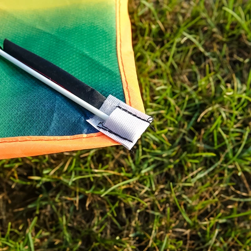 1Pc Rainbow Colorful Kite for Fun Assemble Kite with Long Colorful Tail Party & Outdoor Toy Lightweight Outdoor Sports 5 1Pc Rainbow Colorful Kite for Fun Assemble Kite with Long Colorful Tail Party & Outdoor Toy Lightweight Outdoor Sports 5