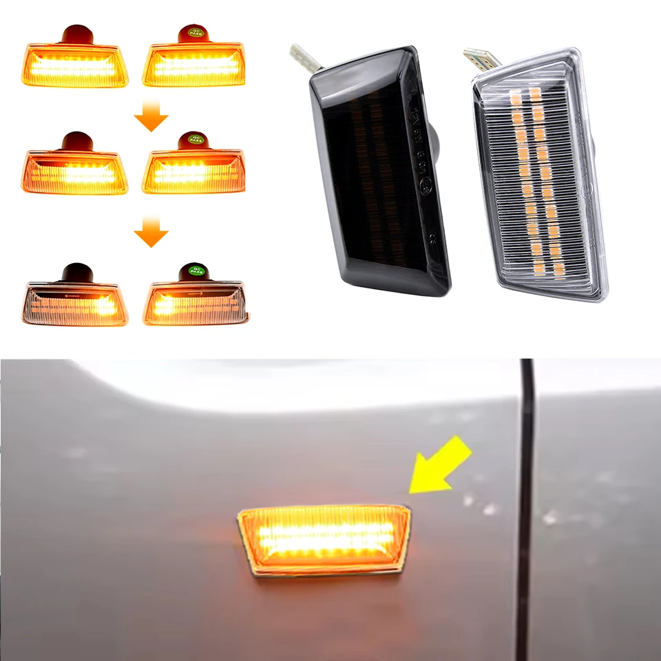 OZ-LAPE Indicatore di Direzione Laterale Dinaico a LED per Peug-eot