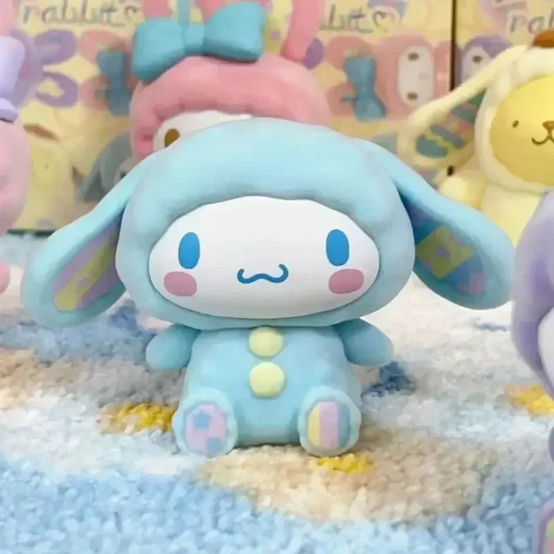 thumbnail image 1 of Caja sorpresa de la serie Cute Bunny de Sanrio con pompones flocados, sorpresa de corriente de marea My Melody, regalo decorativo kawaii para fanáticos del cumpleaños, 1 of 5