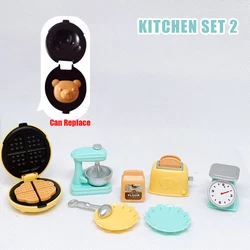 Miniature 1/12 Dollhouse Kitchen Toy Set - Bear Biscuits Baking Collection (Kitchen Set 2)