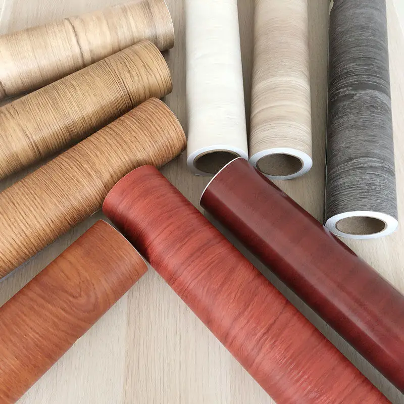 Pvc Wood Grain Decor Contact Paper Vinyl Peel And Stick Embossed