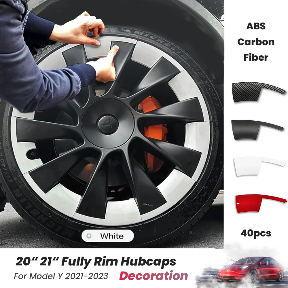 20 inch Hub Cap For Tesla Model Y-Induction 21&ldquo; Uberturbine Wheel Rim Protectors ABS Modely Wheel Cover wheel hub covers wheel hub caps