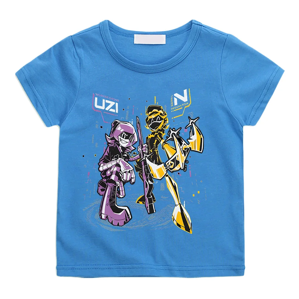 Murder Drones N and Uzi T-shirts Fashion Boys Girls Cotton Hot Anime Tees Teen Children Short Sleeve Clothes Cool Kids Tshirts 6