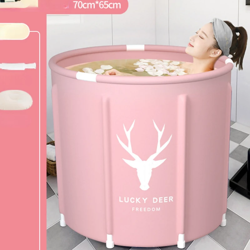 Foldable Bathing Bucket Bathing Bucket for Adult Household Use Ice Bath Ice Therapy Bath