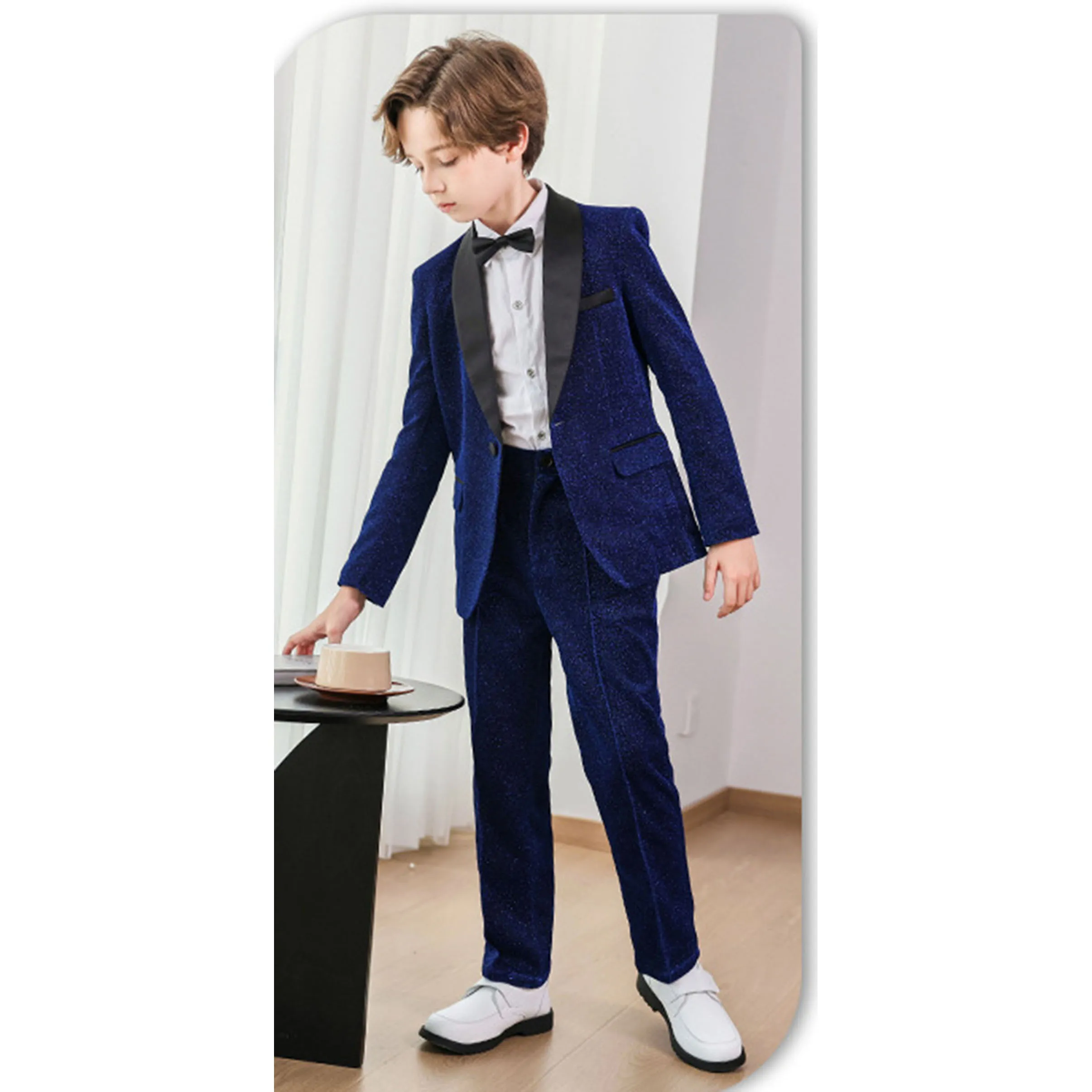 Toddler Classic Boys'Formal Suit Set Kids Formal Outfit Boys Formal Dresswear Vest Set