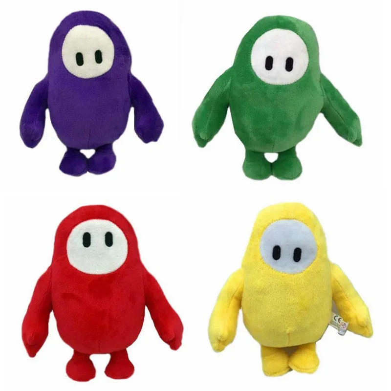 Hot Game Jellybeans Fall Toys Plush Guy Animal Stuffed Doll Lovely Figure Peluche Children Christmas Birthday Toys Gift 18cm new school cartoon potato stuffed plush toys and movies chip and mouse peluche animal doll gifts for children birthday gift