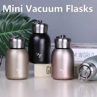 300ML Vacuum Flasks with Lifting Ring Lovely Stainless Steel Coffee Thermos Belly Cup Double-layer Portable Travel Water Bottle 1