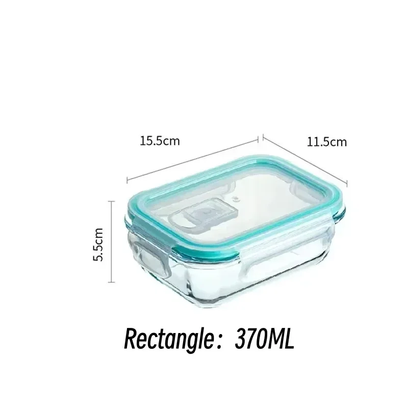 Premium Glass Lunch Bento Box for Adults - Microwave & Dishwasher Safe Food Storage Container with Lids for Office Meal Prep