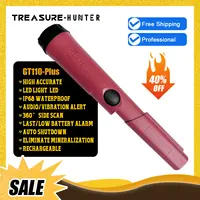 Treasure Hunter GT110-Plus Pinponter Handheld Metal Detector Pointer Probe Gold Coin Detector Pinpointing Waterproof Sensitivity 1