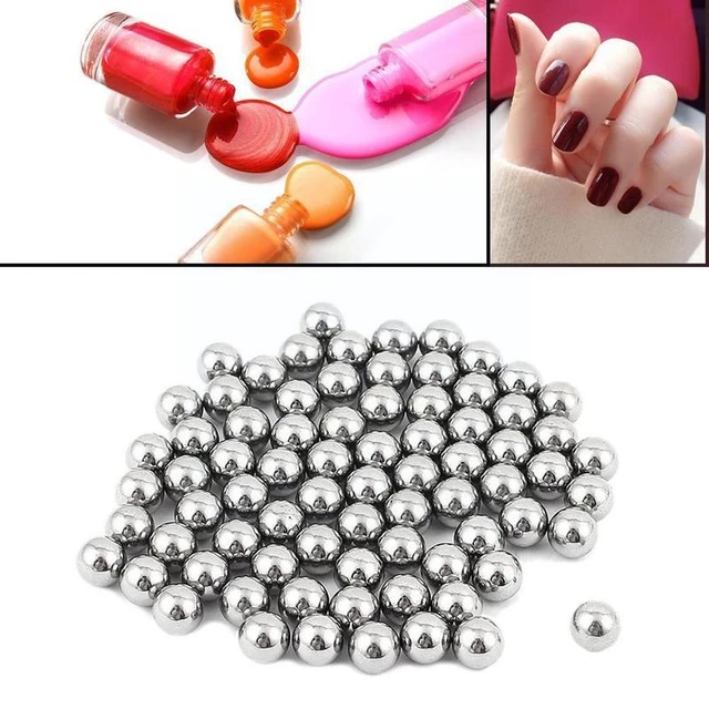 100 Pieces 5 mm Corrosion- Resistant Stainless Steel Nail Polish Mixing  Agitator Balls, Assorted Loose Bicycle Bearing Balls - AliExpress