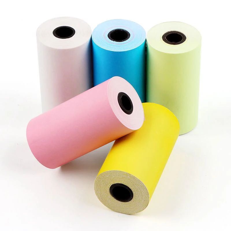 

Color Thermal Paper Roll 57*30mm Photo Paper Clear Printing for PeriPage A6 A8 PAPERANG P1 Mini Pocket Photo Printer Sticker