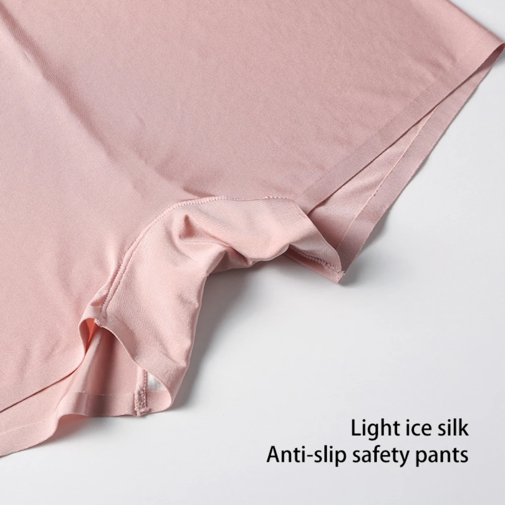 Summer Seamless Safety Shorts For Women High Elasticity Pants Boyshorts Under Skirt Underwear Breathable Safety Pants M-XL