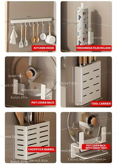 armário de gancho, armário de cozinha, acessórios de cozinha, 30-50cm