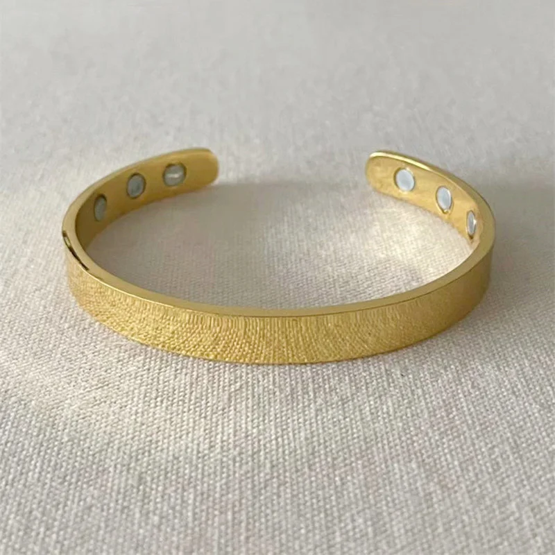 Magnetic Bracelet Magnetic Adjustable Cuff Bracelet Healing Bio Therapy Arthritis Pain Relief Bangle Unisex Fashion Accessories Bracelets Jewelry