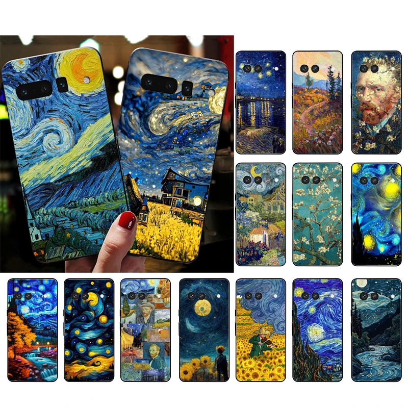 Custodia Per Telefono Van Gogh Starry Night Per Google Pixel 7 Pro 7 7A 6A 6 Pro 5A 4A 3A Pixel 4 Xl Pixel 5 6 4 3 Xl 3A Xl 2 Xl