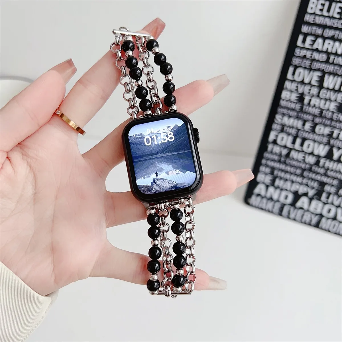 Correa de reloj de acero inoxidable para iwatch de moda_voghion.com