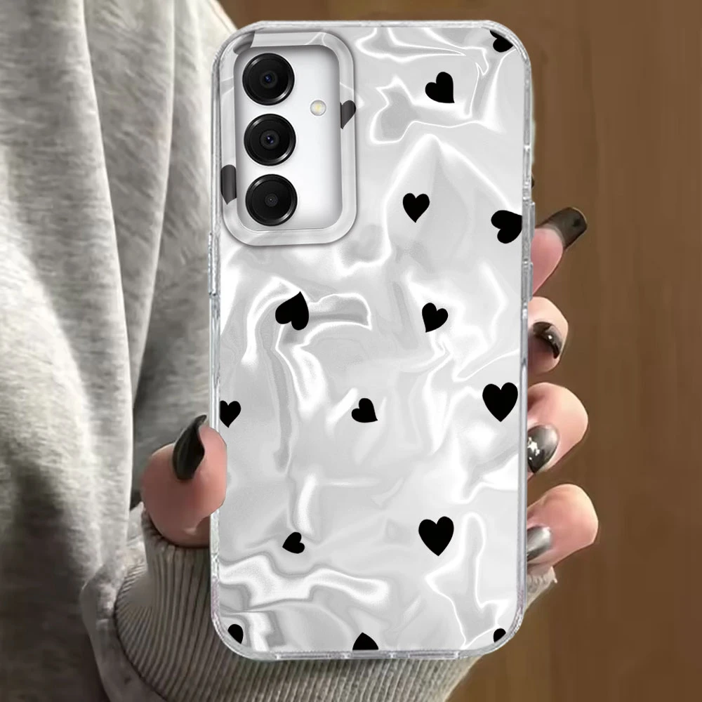 Girls Luxury Colorful Love Heart Phone Case Cover