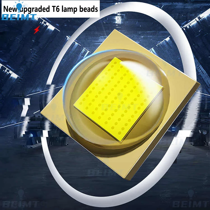 LED Flashlight LED Lights Camping Lamp Camping Lights Solar Flood Light Solar Lantern High Power Hand Lamp Solar Energy USB Rechargeable LED Flashlight Outdoor Camping Floodlight Emergency Power Torch Warning Light