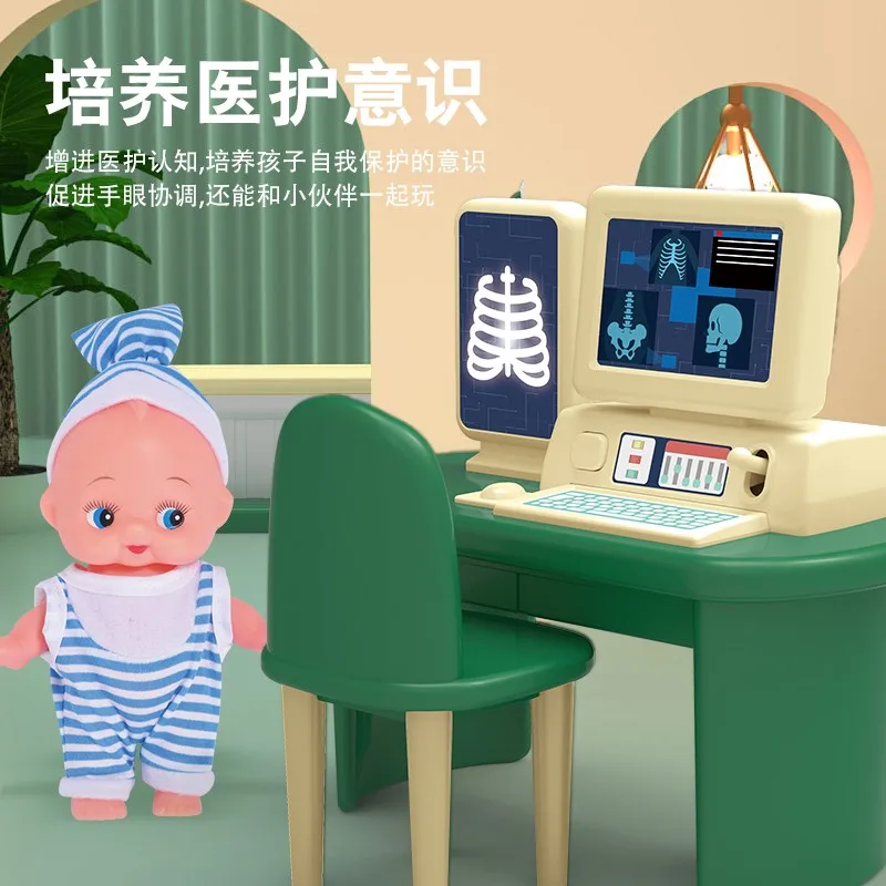 Playing The Role Of A Doctor In A Family Setting, A Toy Set For Girls And Boys, As A Gift 2