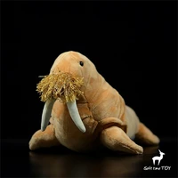 Morse High Fidelity Anime Cute Plushie Walrus Plush Toys Lifelike Animals Simulation Stuffed Doll Kawai Toy Gifts For Kids 1