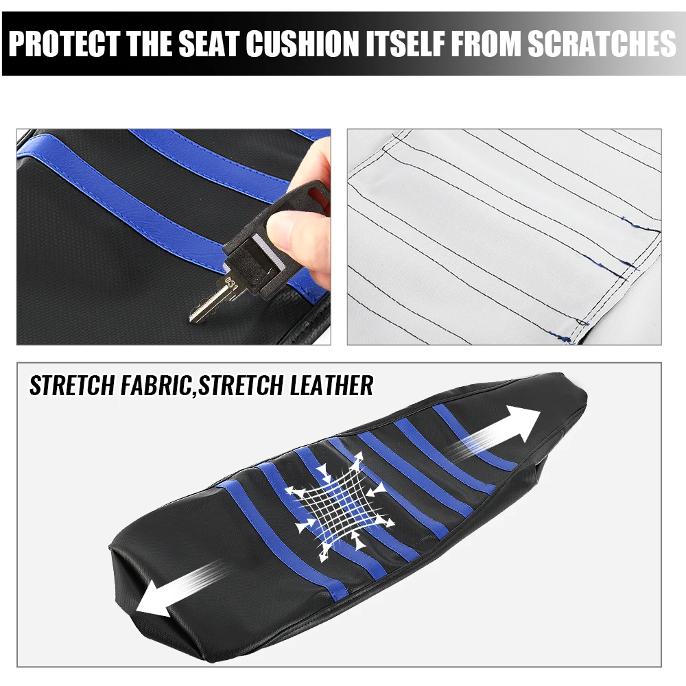 ATV Seat Cover Waterproof Non-slip Breathable Against Wear For YAMAHA RAPTOR 660 RAPTOR 660R 2001-2005 Motorcycle Off-Road Bike